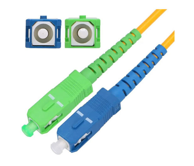 ExtraLink SC/APC-SC/UPC Patchcord Jednomodowy Simplex G652D 3mm 0.5m - 1543614 - zdjęcie 2